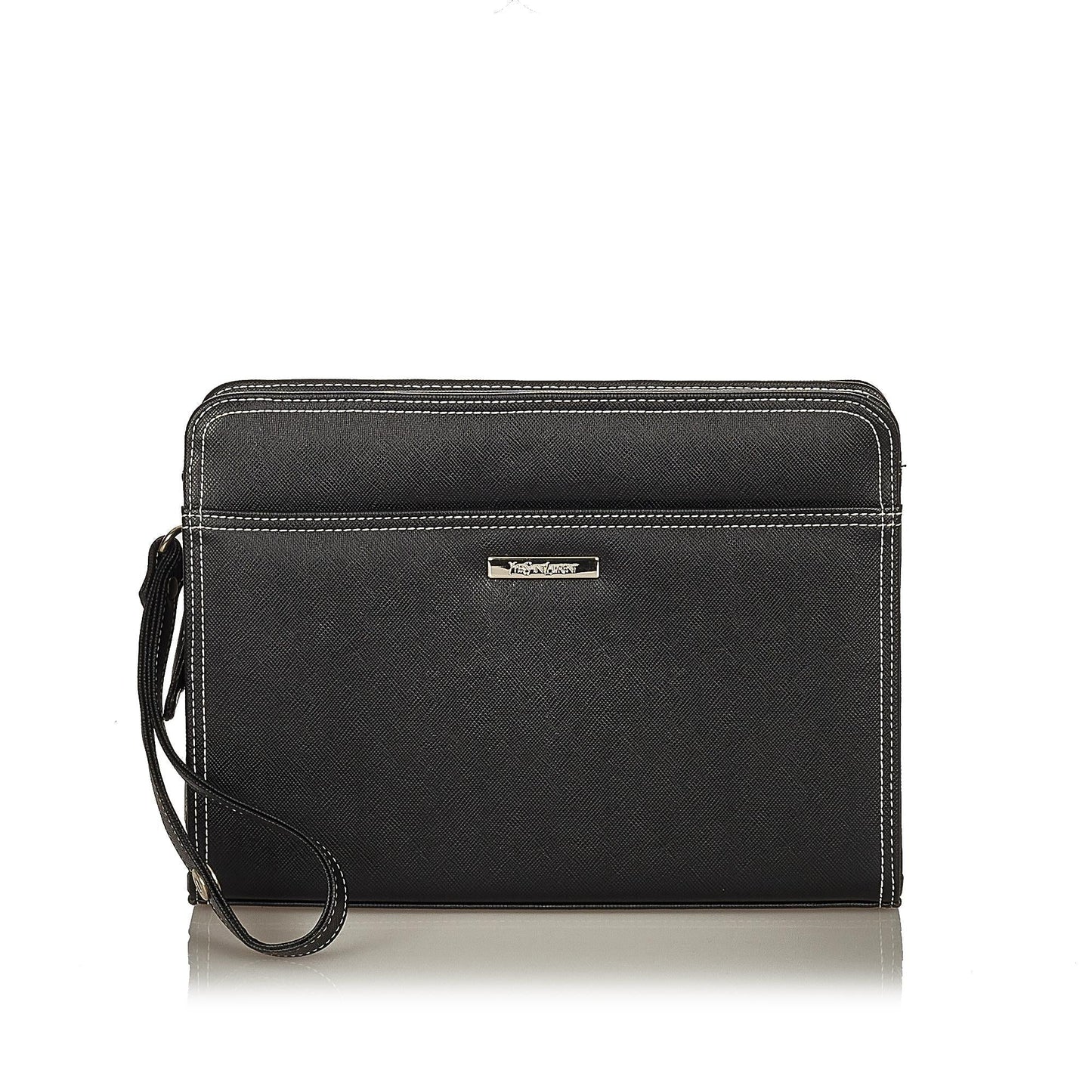 Saint Laurent Leather Clutch Bag (SHG-25613