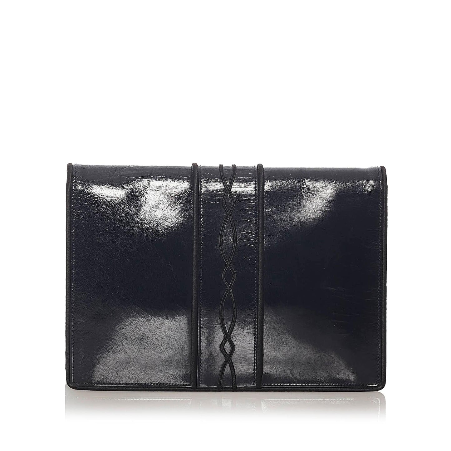 Saint Laurent Leather Clutch Bag (SHG-27873