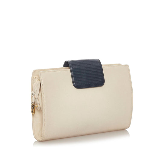 Saint Laurent Leather Clutch Bag (SHG-28021