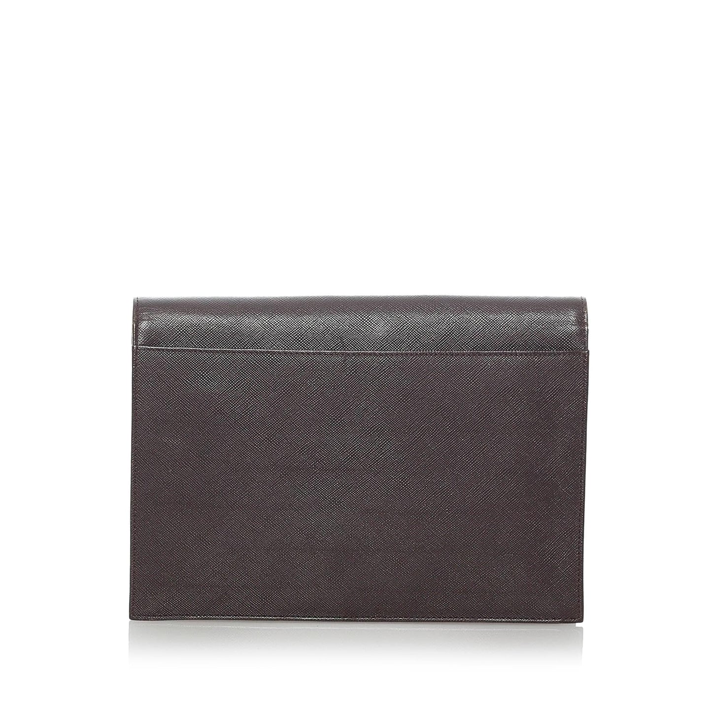 Saint Laurent Leather Clutch Bag (SHG-34712