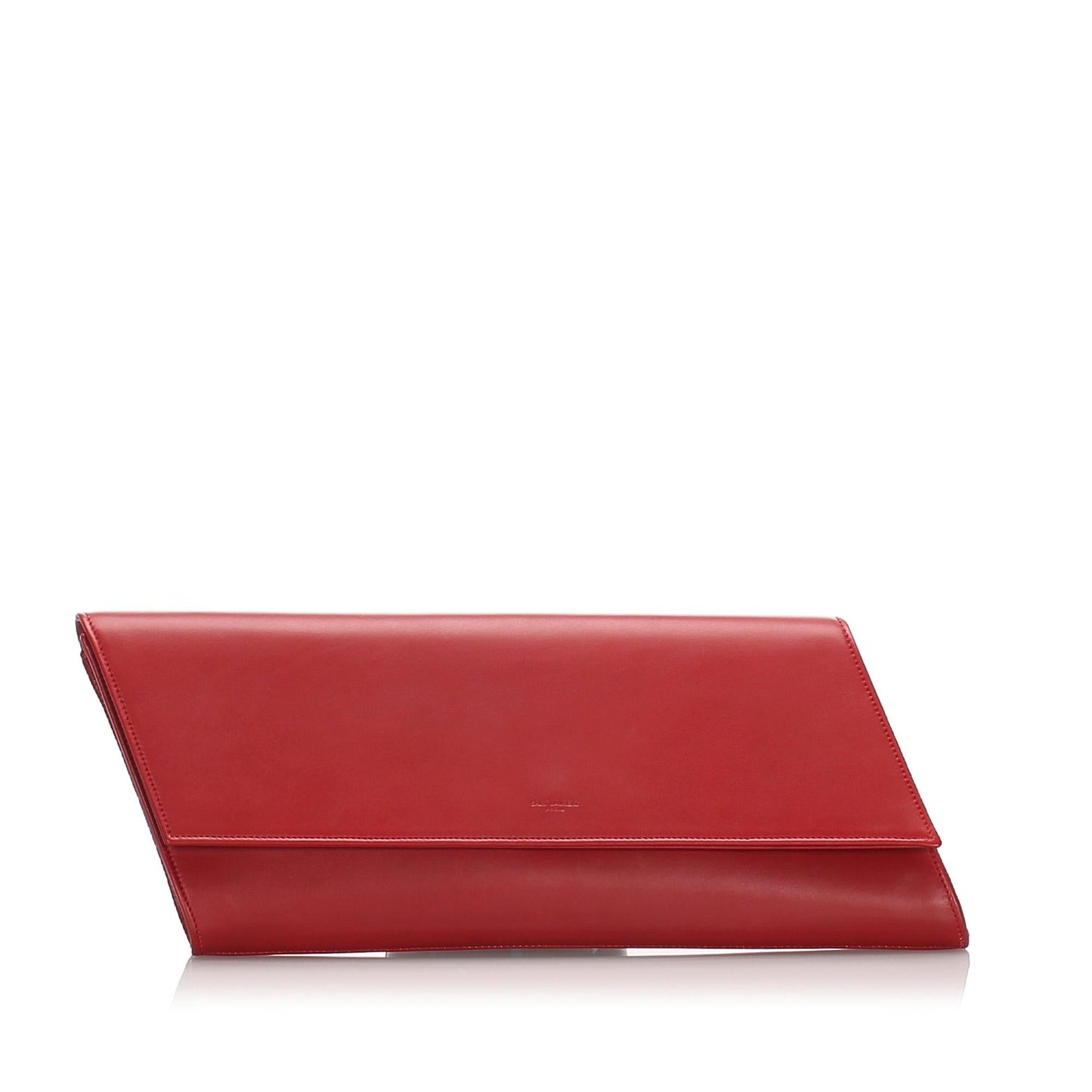 Saint Laurent Leather Diagonale Clutch (SHG-35320