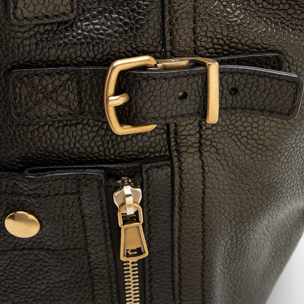Saint Laurent Leather Downtown Small Tote - FINAL SALE 13914
