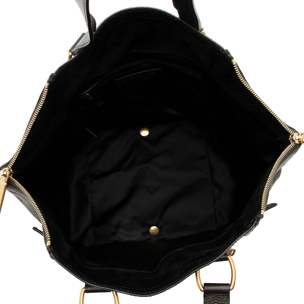 Saint Laurent Leather Downtown Small Tote - FINAL SALE 13914