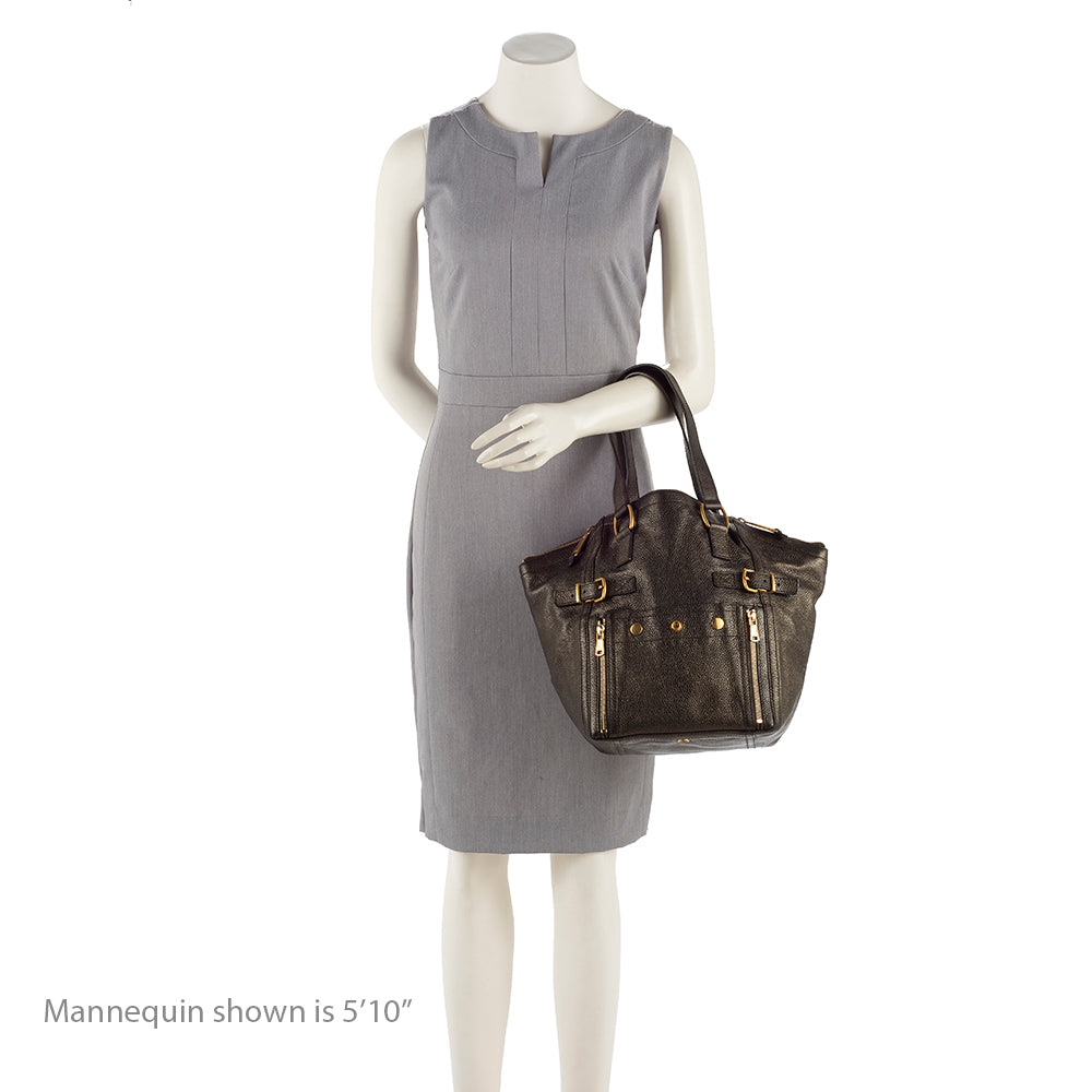 Saint Laurent Leather Downtown Small Tote - FINAL SALE 13914