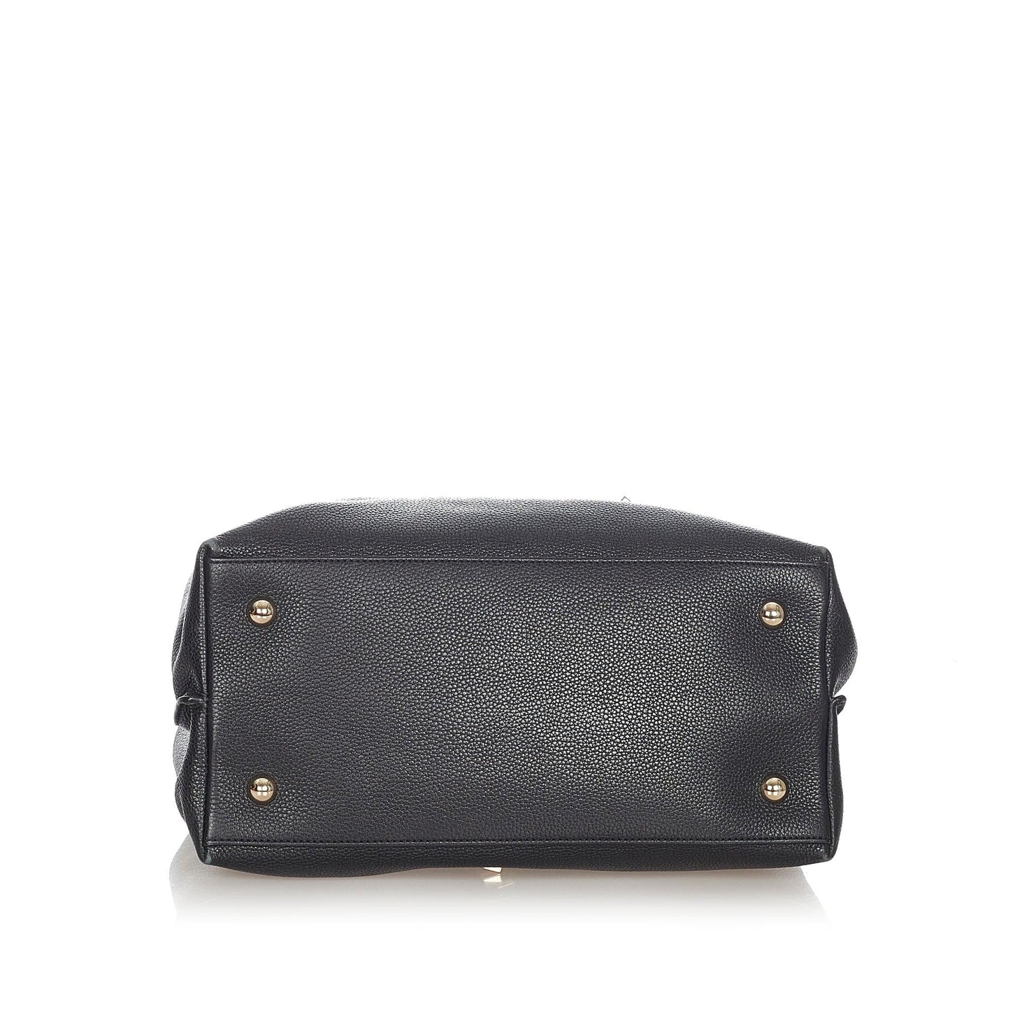 Saint Laurent Leather Drawstring Bucket Bag (SHG-22917