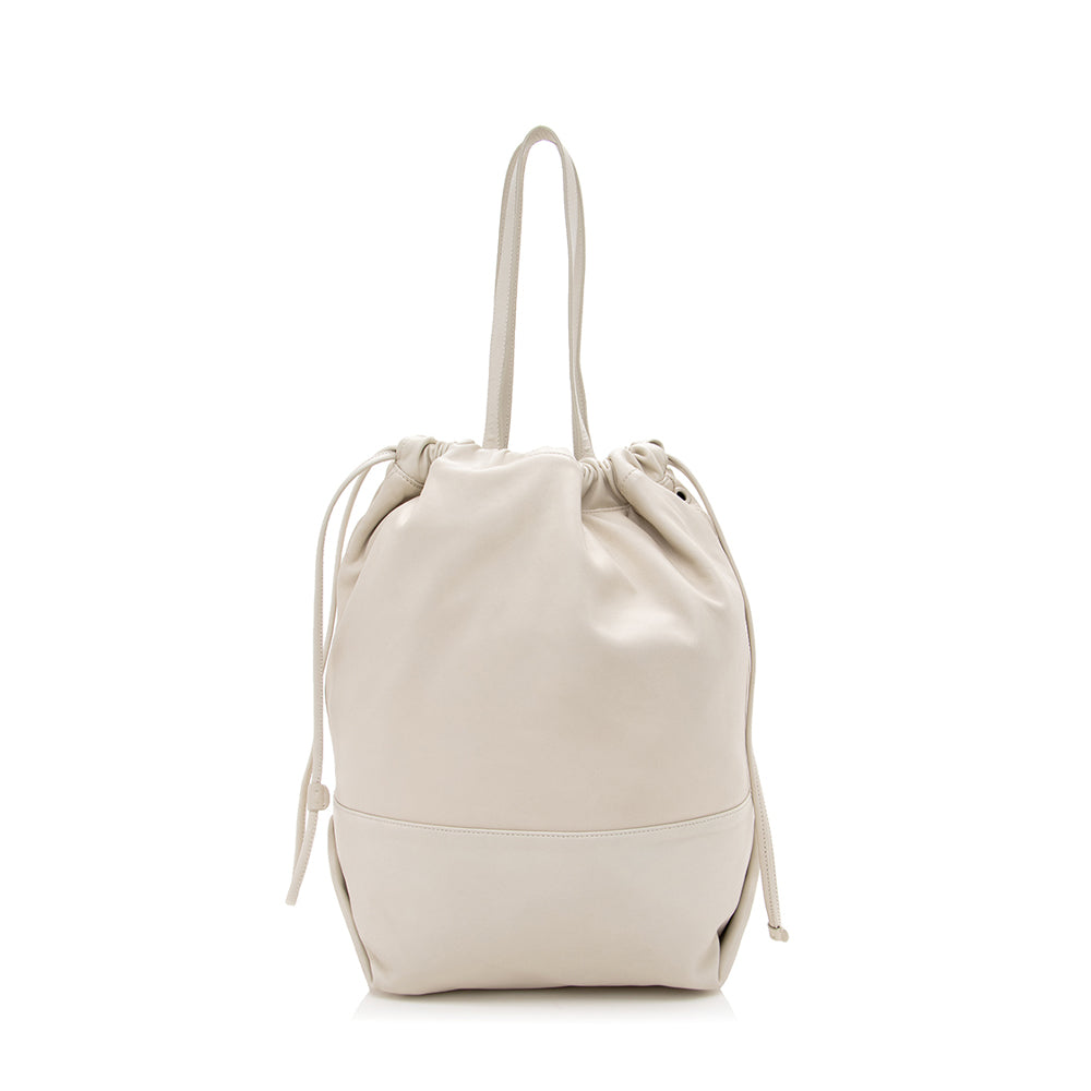Saint Laurent Leather Harlem Bucket Bag - FINAL SALE 17153