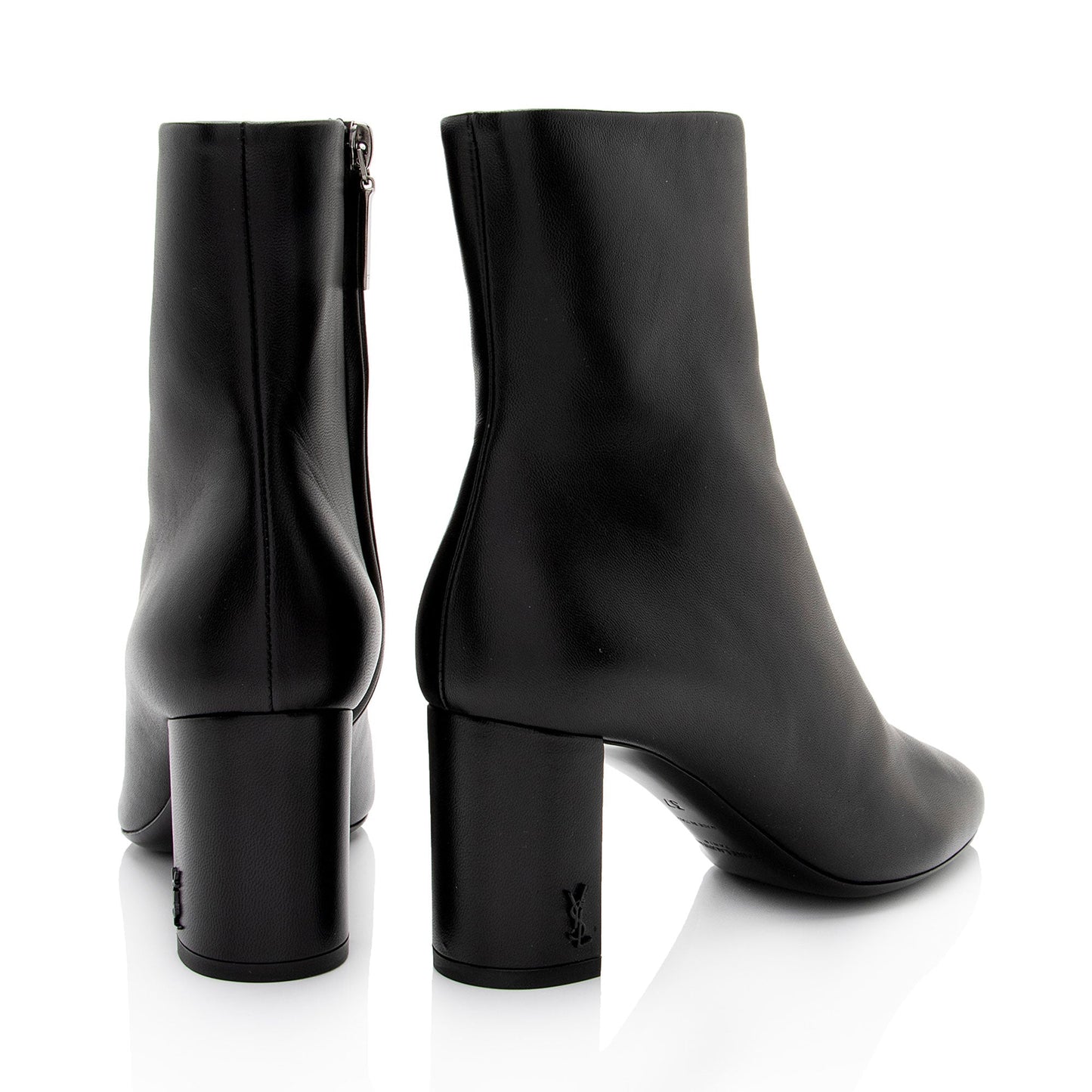 Saint Laurent Leather Lou Ankle Boots - Size 7 / 37 9Y9v6s