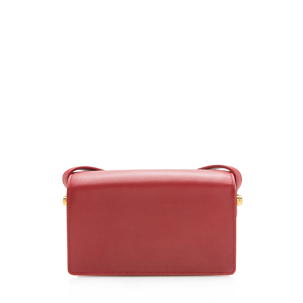 Saint Laurent Leather Lulu Small Shoulder Bag 12698