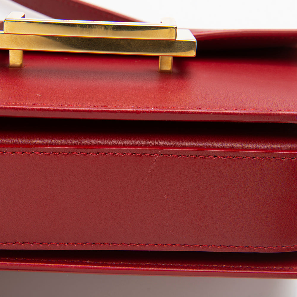 Saint Laurent Leather Lulu Small Shoulder Bag 12698