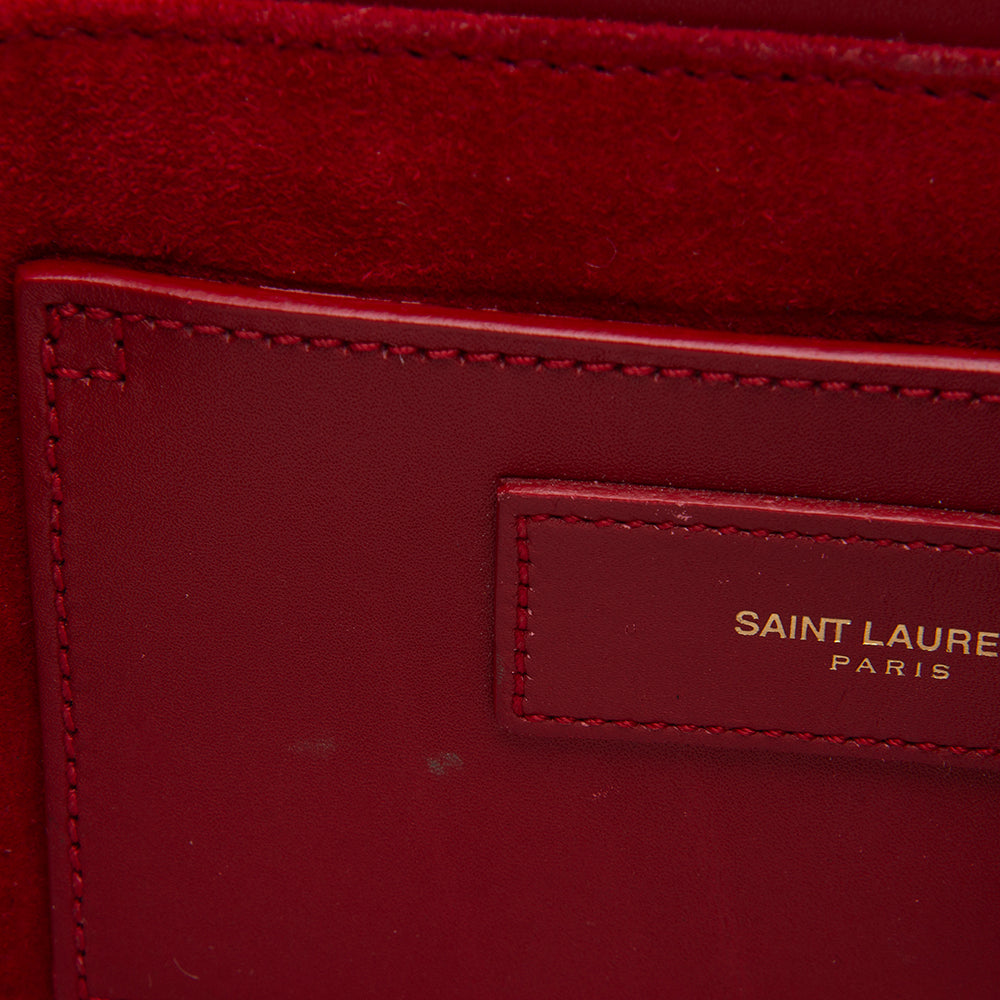 Saint Laurent Leather Lulu Small Shoulder Bag 12698