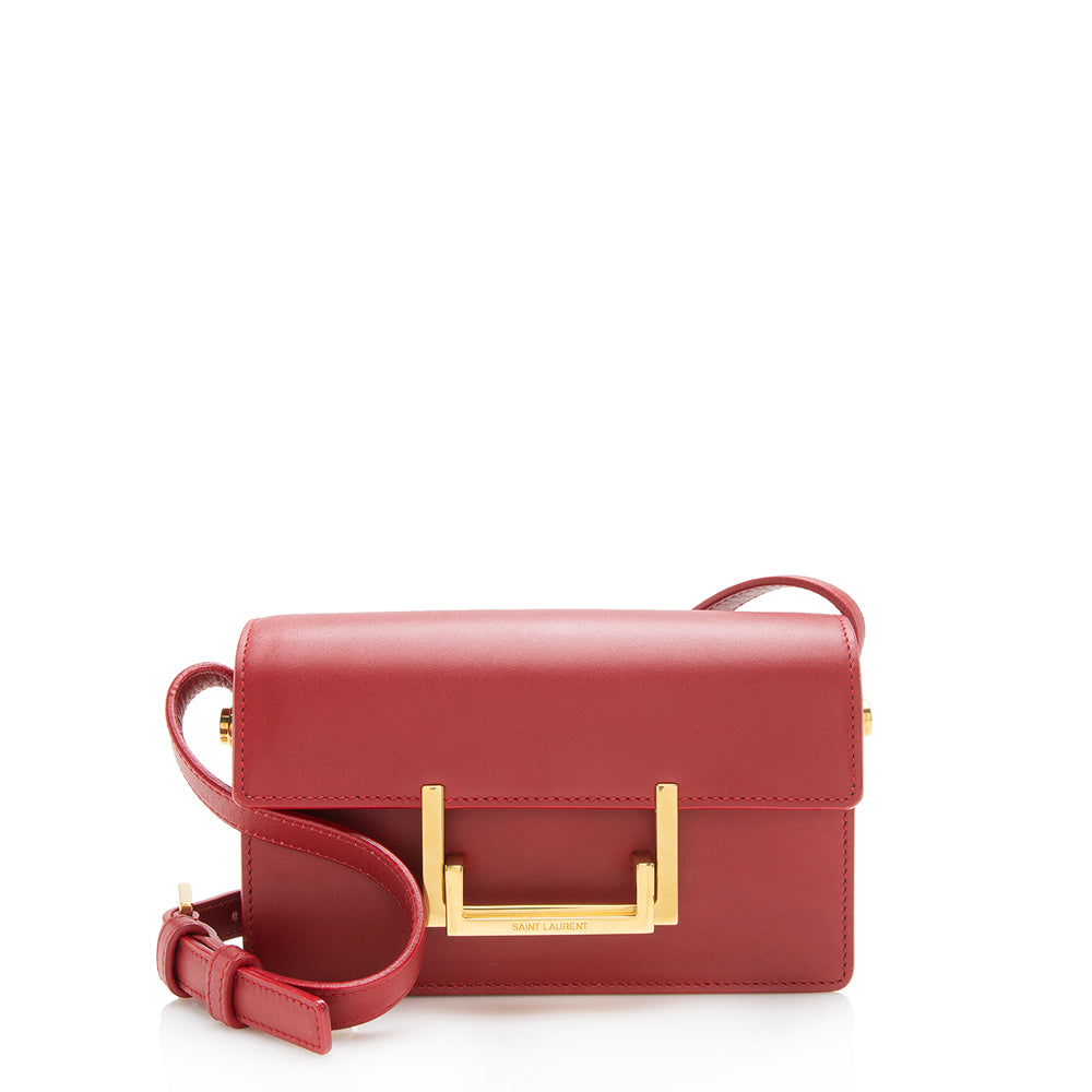 Saint Laurent Leather Lulu Small Shoulder Bag 12698