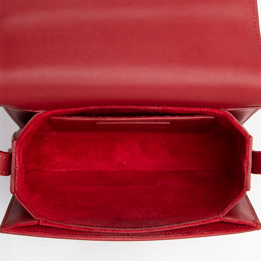 Saint Laurent Leather Lulu Small Shoulder Bag 12698