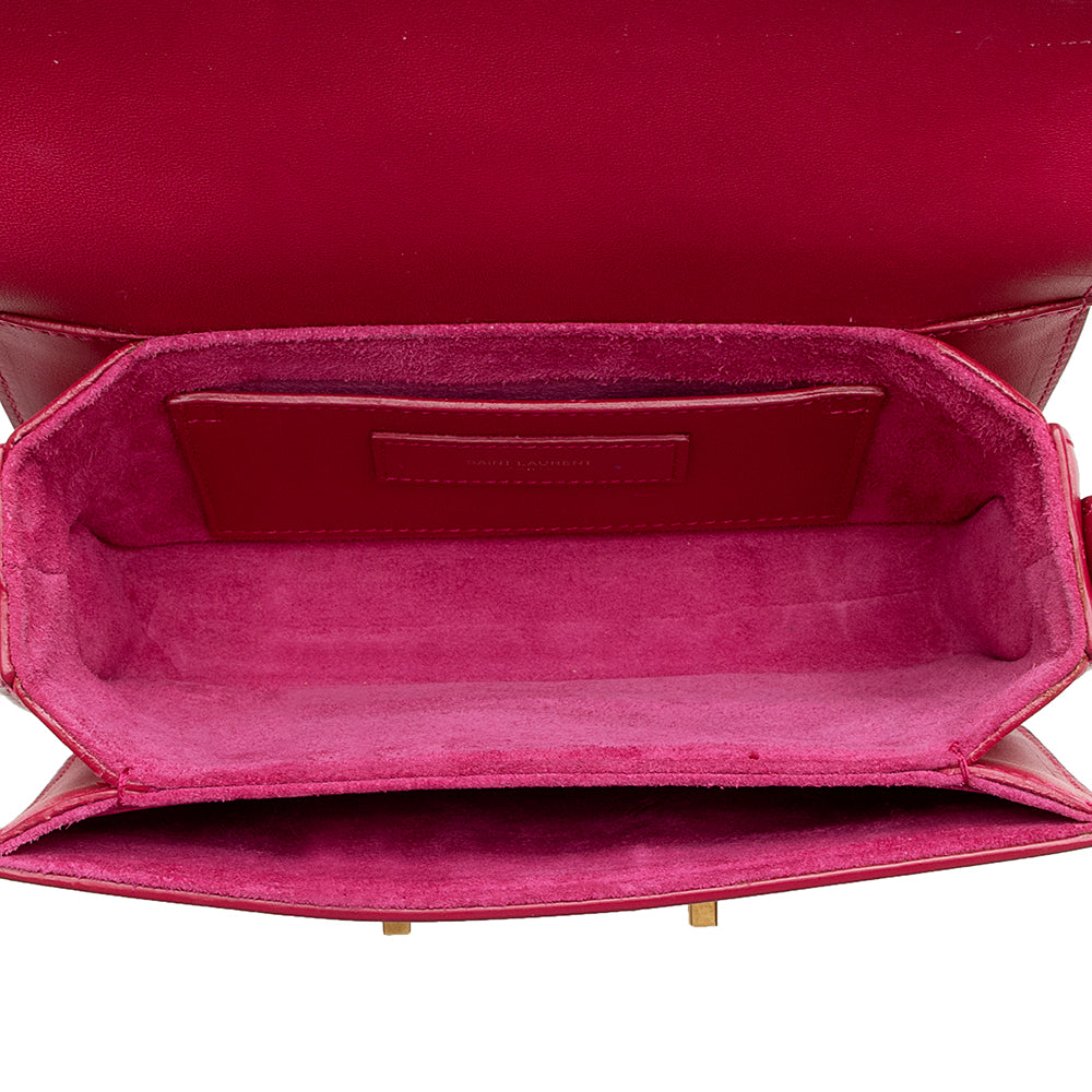 Saint Laurent Leather Lulu Small Shoulder Bag 15022