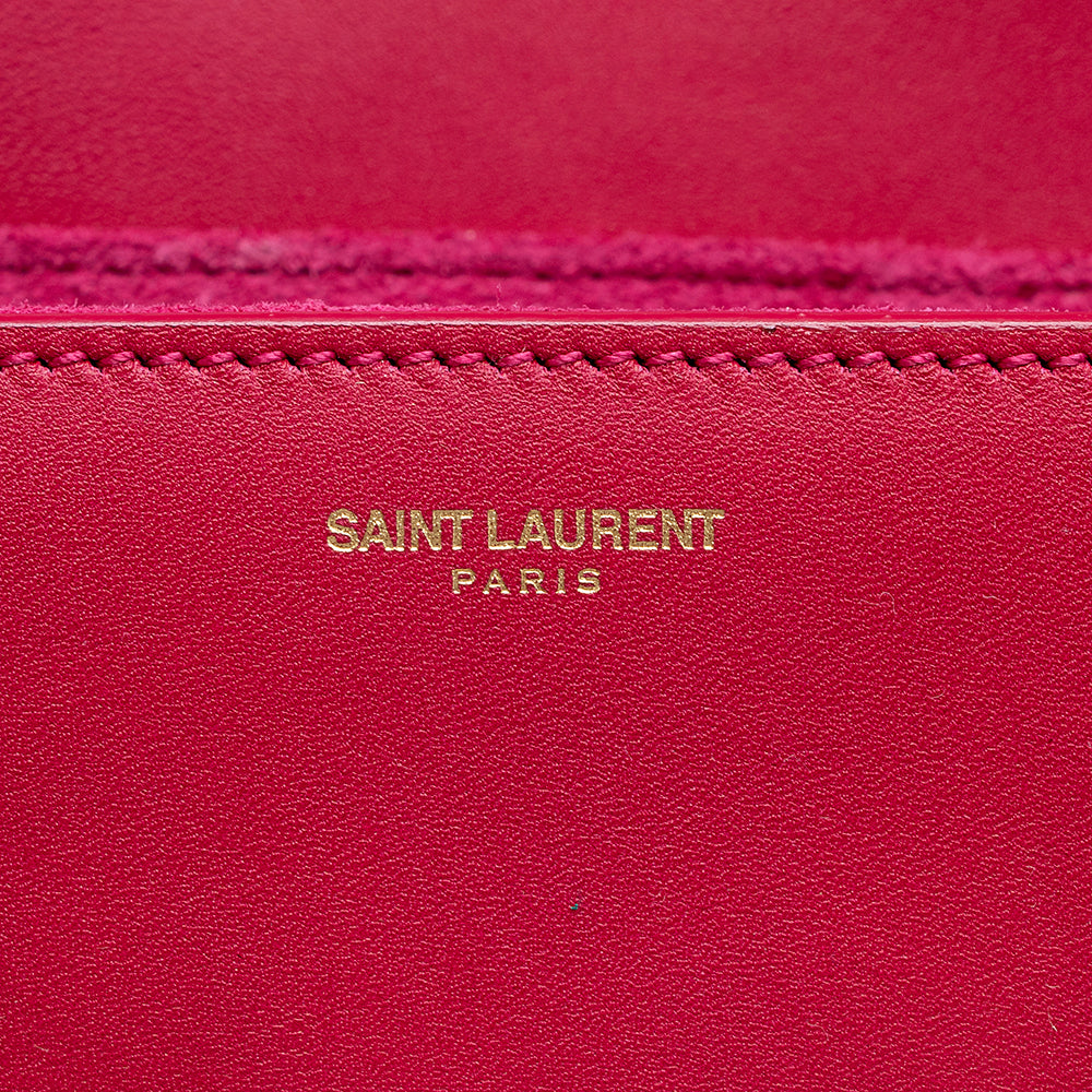 Saint Laurent Leather Lulu Small Shoulder Bag 15022