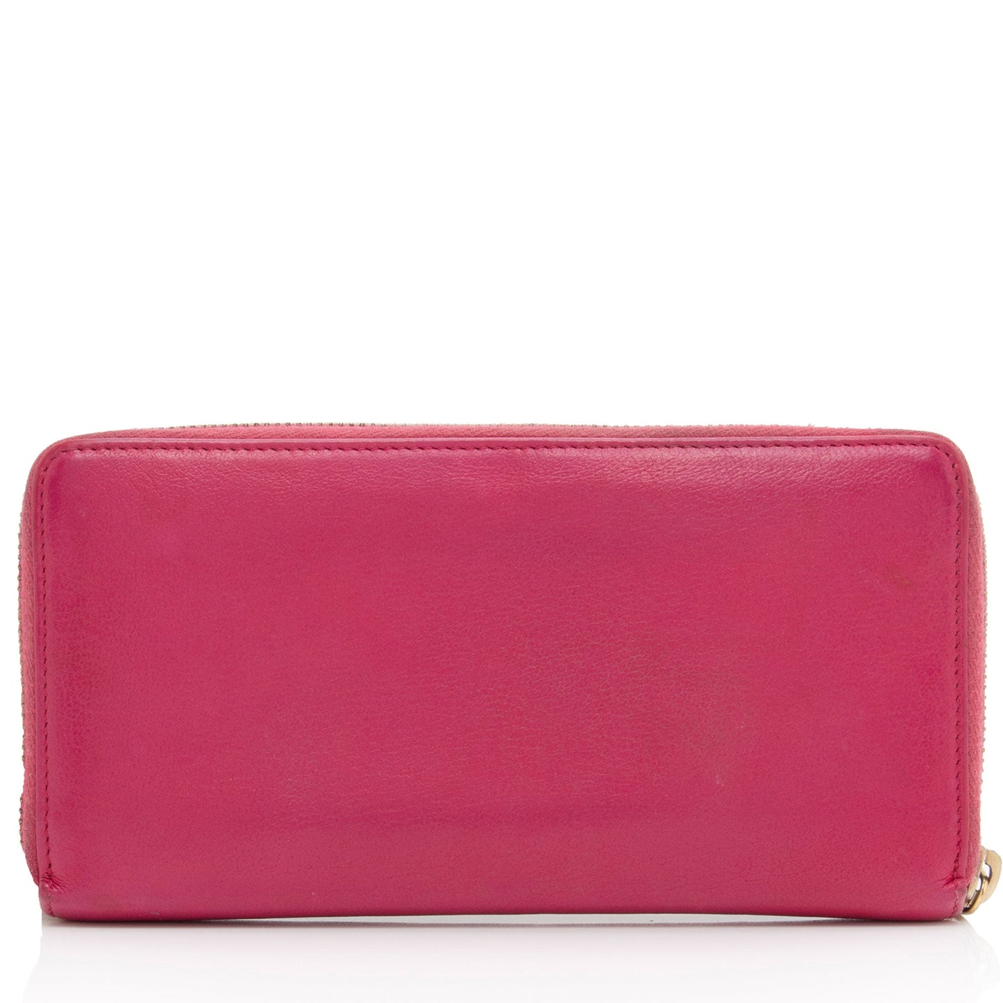 Saint Laurent Leather Monogram Belle du Jour Zip Around Wallet agqKCo