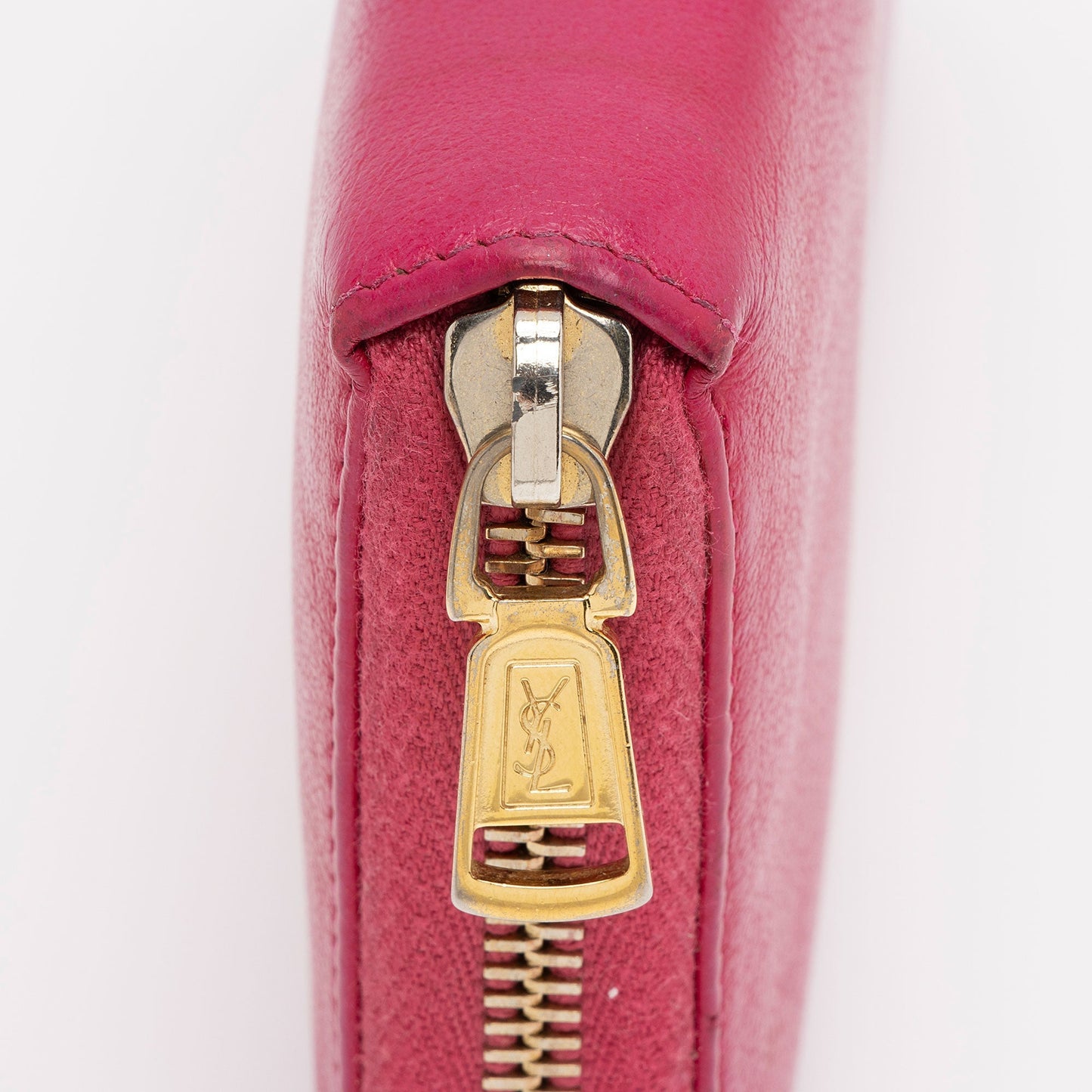 Saint Laurent Leather Monogram Belle du Jour Zip Around Wallet agqKCo