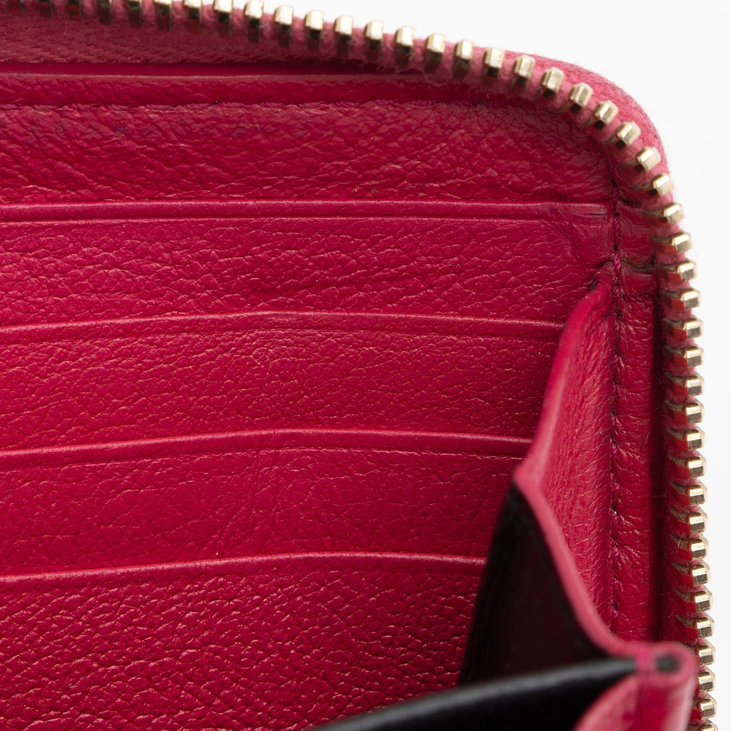 Saint Laurent Leather Monogram Belle du Jour Zip Around Wallet agqKCo