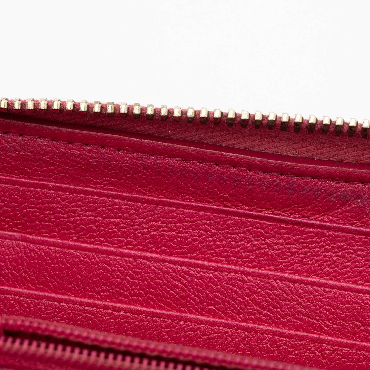 Saint Laurent Leather Monogram Belle du Jour Zip Around Wallet agqKCo