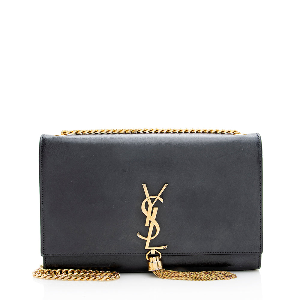 Saint Laurent Leather Monogram Kate Tassel Medium Shoulder Bag - FINAL SALE 18858