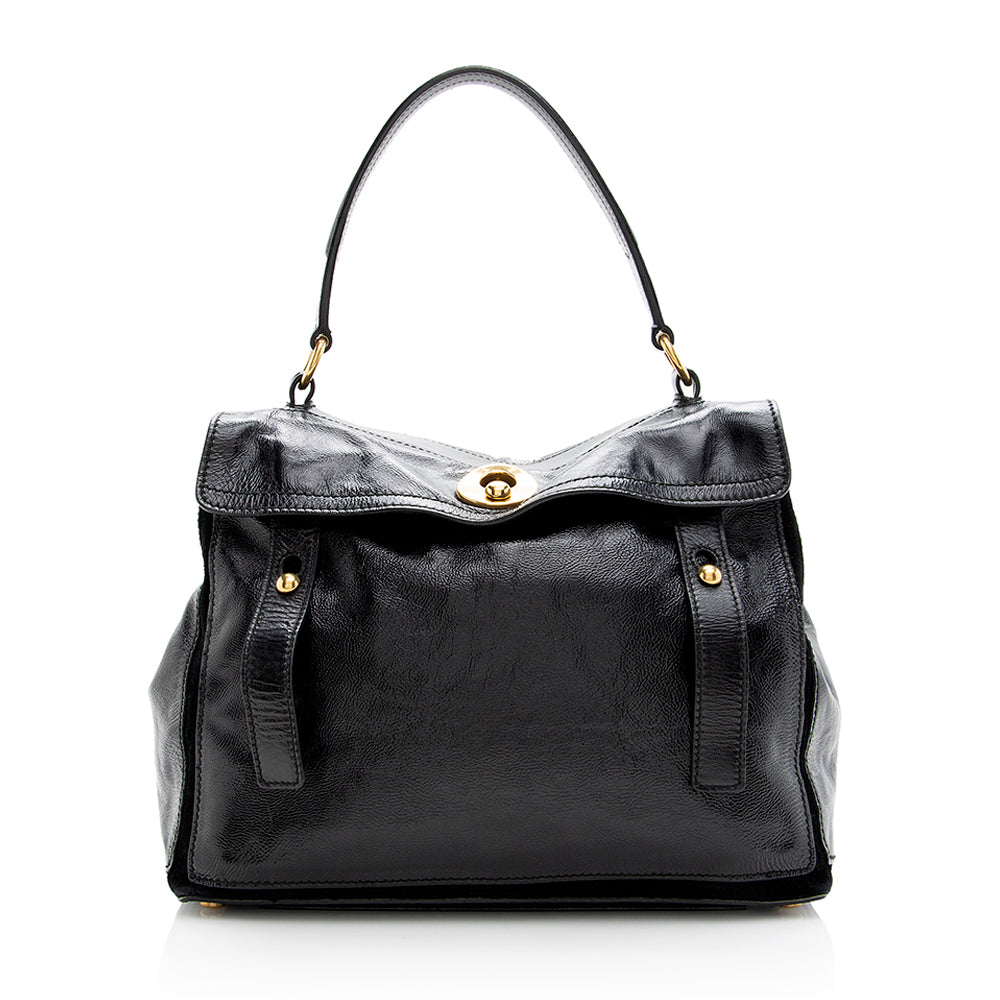 Saint Laurent Leather Muse Two Medium Satchel 19501
