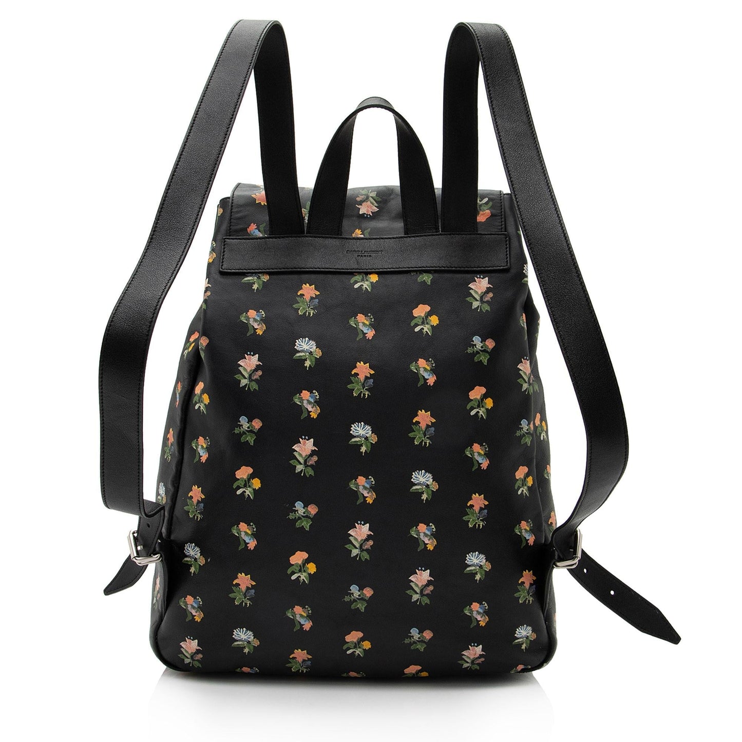 Saint Laurent Leather Prairie Floral Festival Backpack VN9m0q