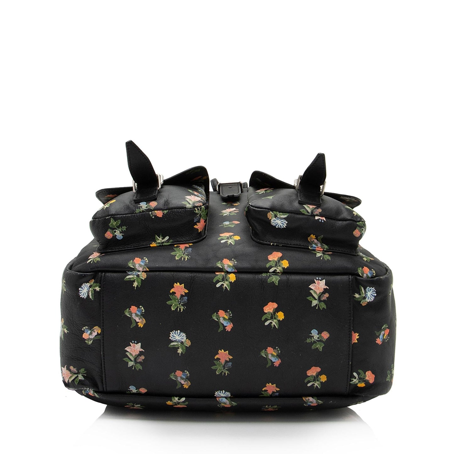 Saint Laurent Leather Prairie Floral Festival Backpack VN9m0q