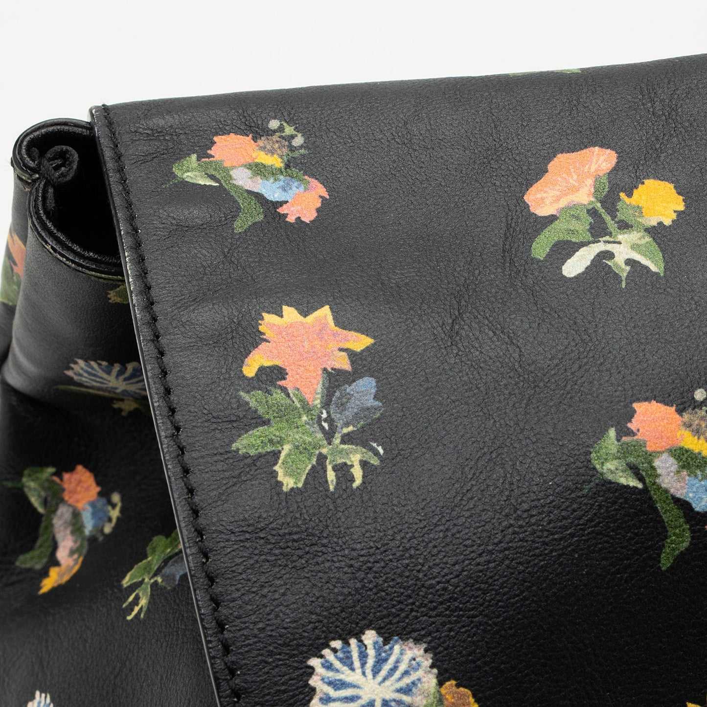 Saint Laurent Leather Prairie Floral Festival Backpack VN9m0q