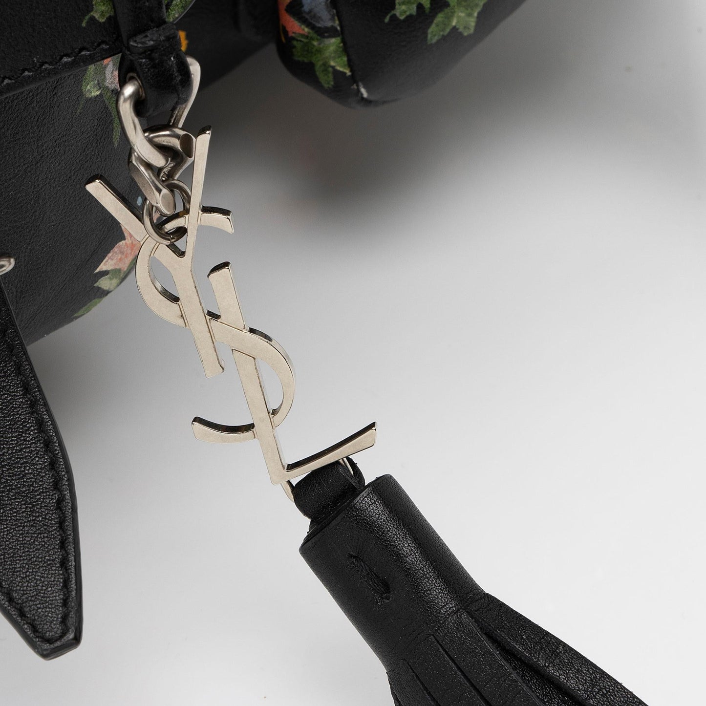 Saint Laurent Leather Prairie Floral Festival Backpack VN9m0q