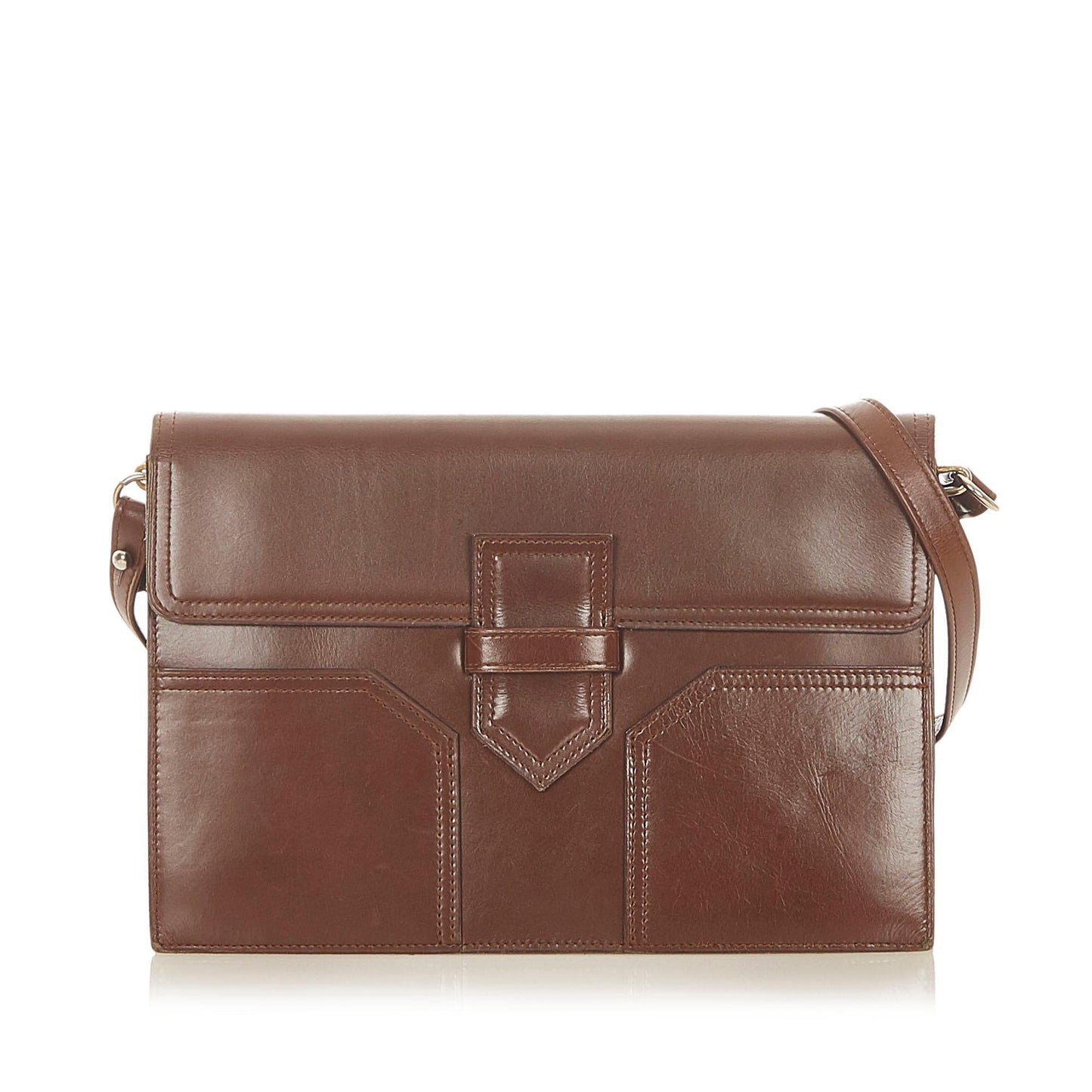 Saint Laurent Leather Shoulder Bag (SHG-19791
