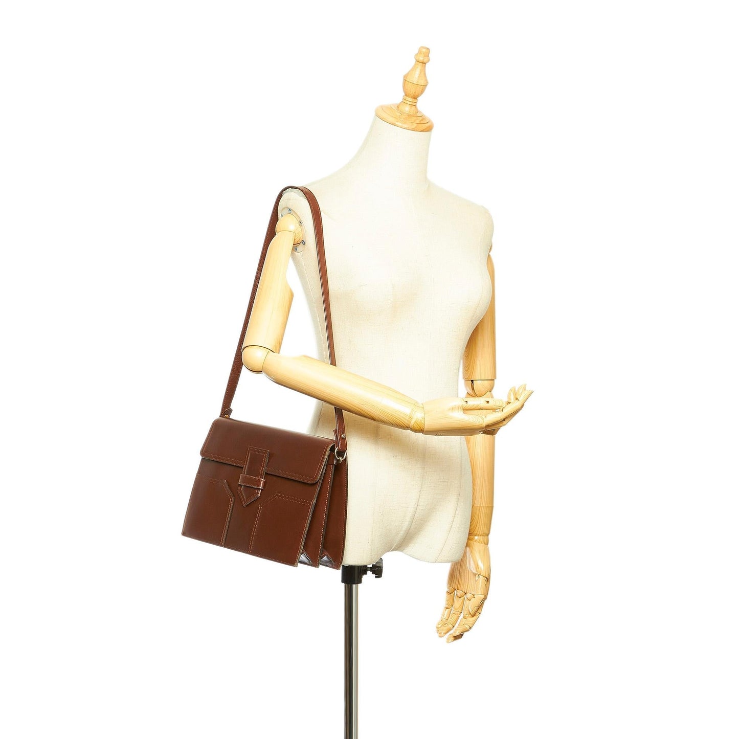 Saint Laurent Leather Shoulder Bag (SHG-19791