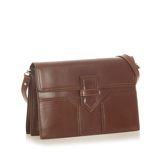 Saint Laurent Leather Shoulder Bag (SHG-19791