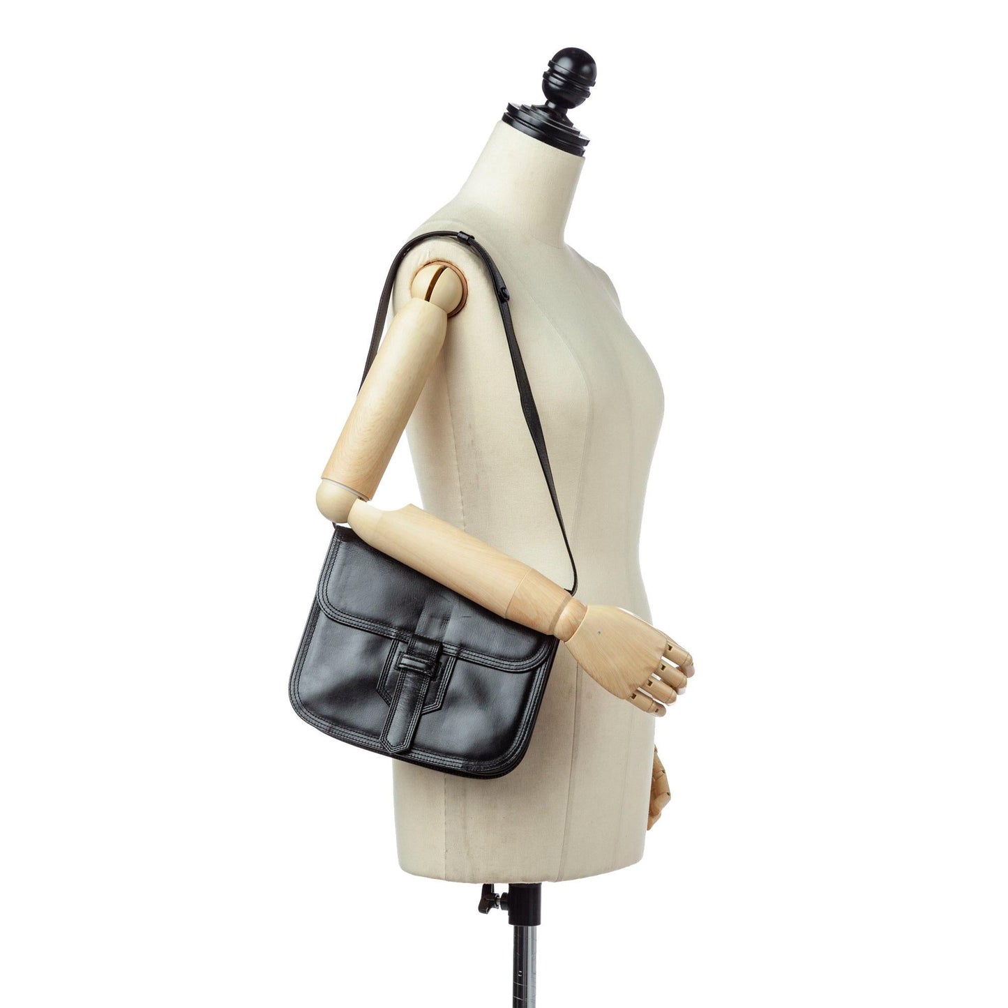 Saint Laurent Leather Shoulder Bag (SHG-20050