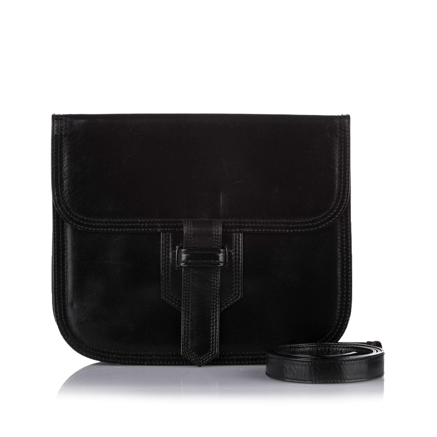 Saint Laurent Leather Shoulder Bag (SHG-20050