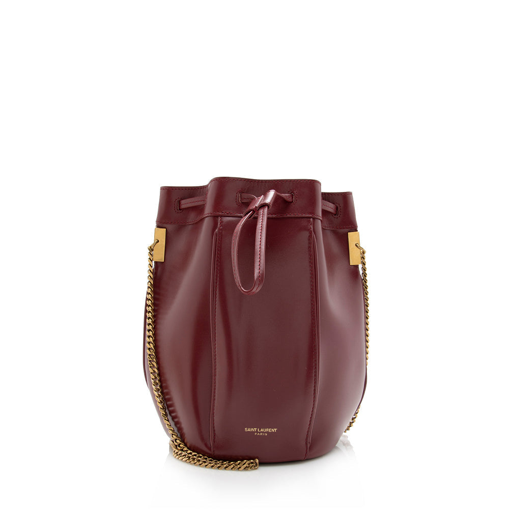 Saint Laurent Leather Small Talitha Bucket Bag - FINAL SALE 16532