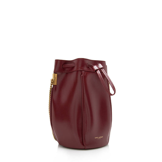 Saint Laurent Leather Small Talitha Bucket Bag - FINAL SALE 16532