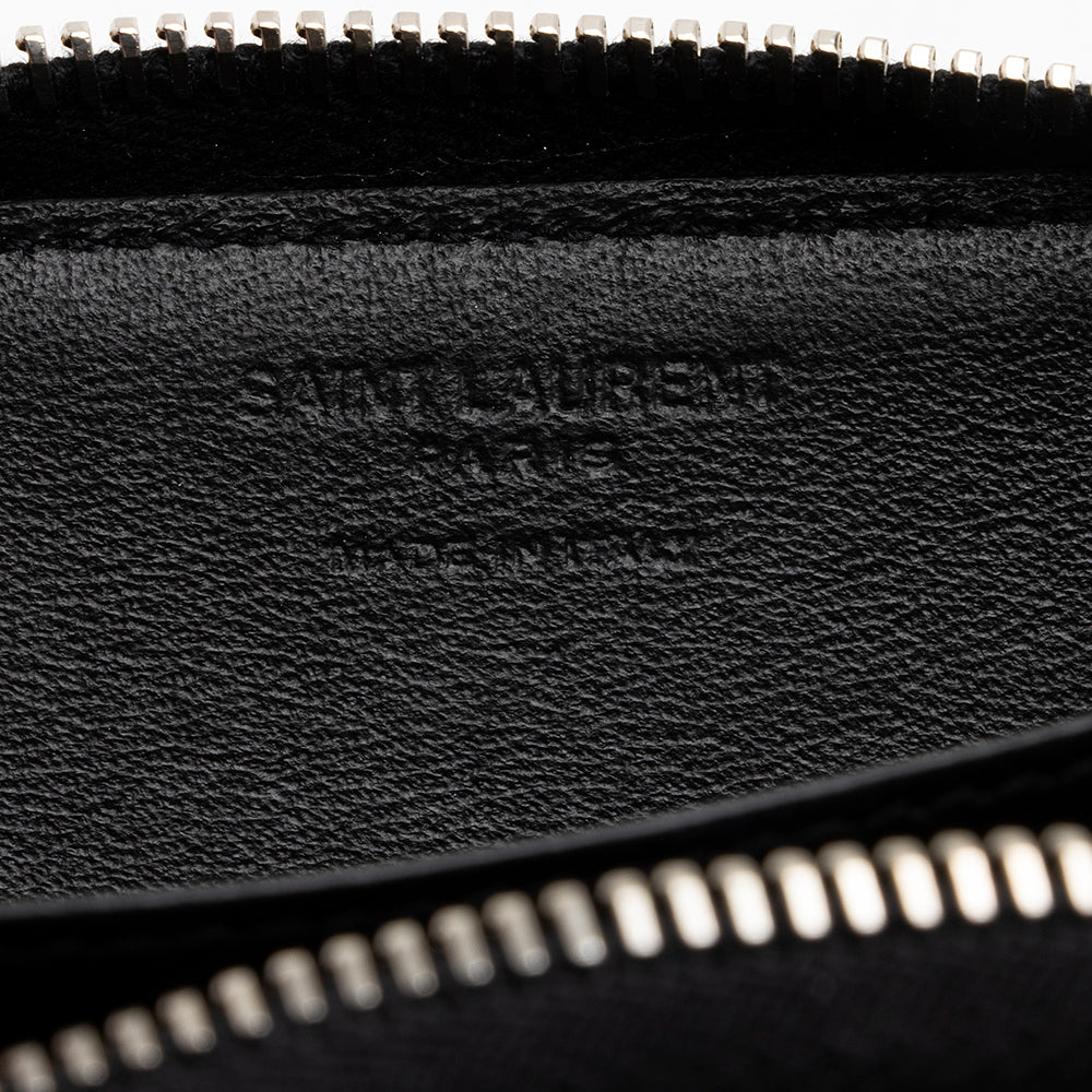 Saint Laurent Leather Star Zippy Wallet 18050