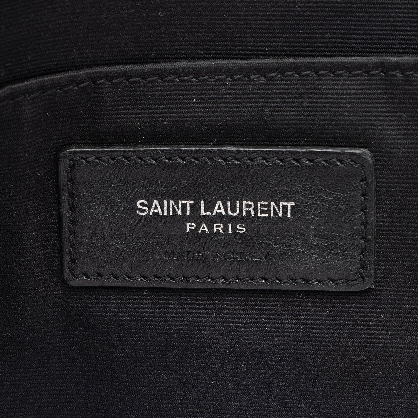 Saint Laurent Leather Stars Zip Pouch Vfu7Aj