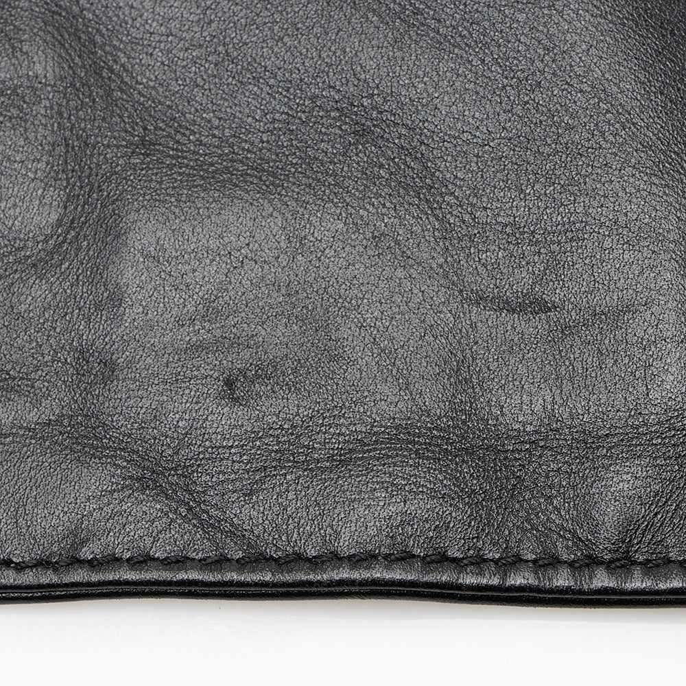 Saint Laurent Leather Studded N/S Shopper Tote 21777