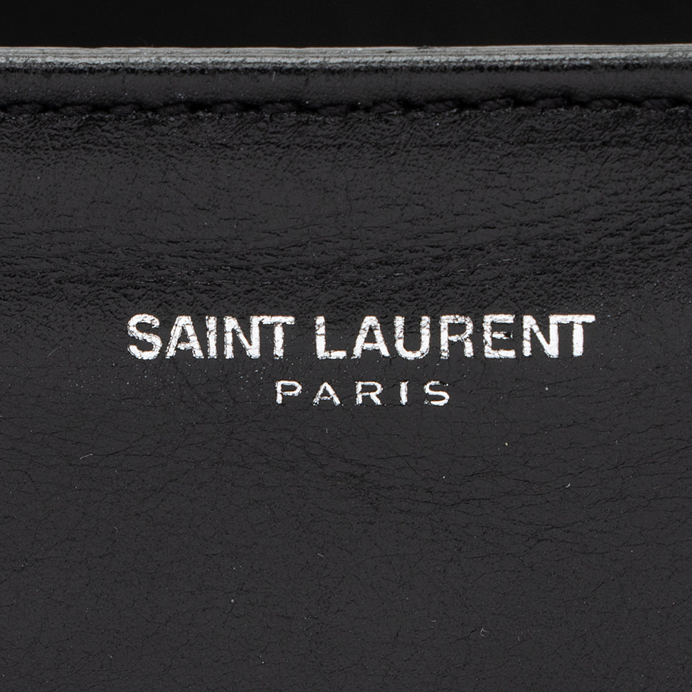Saint Laurent Leather Studded N/S Shopper Tote 21777