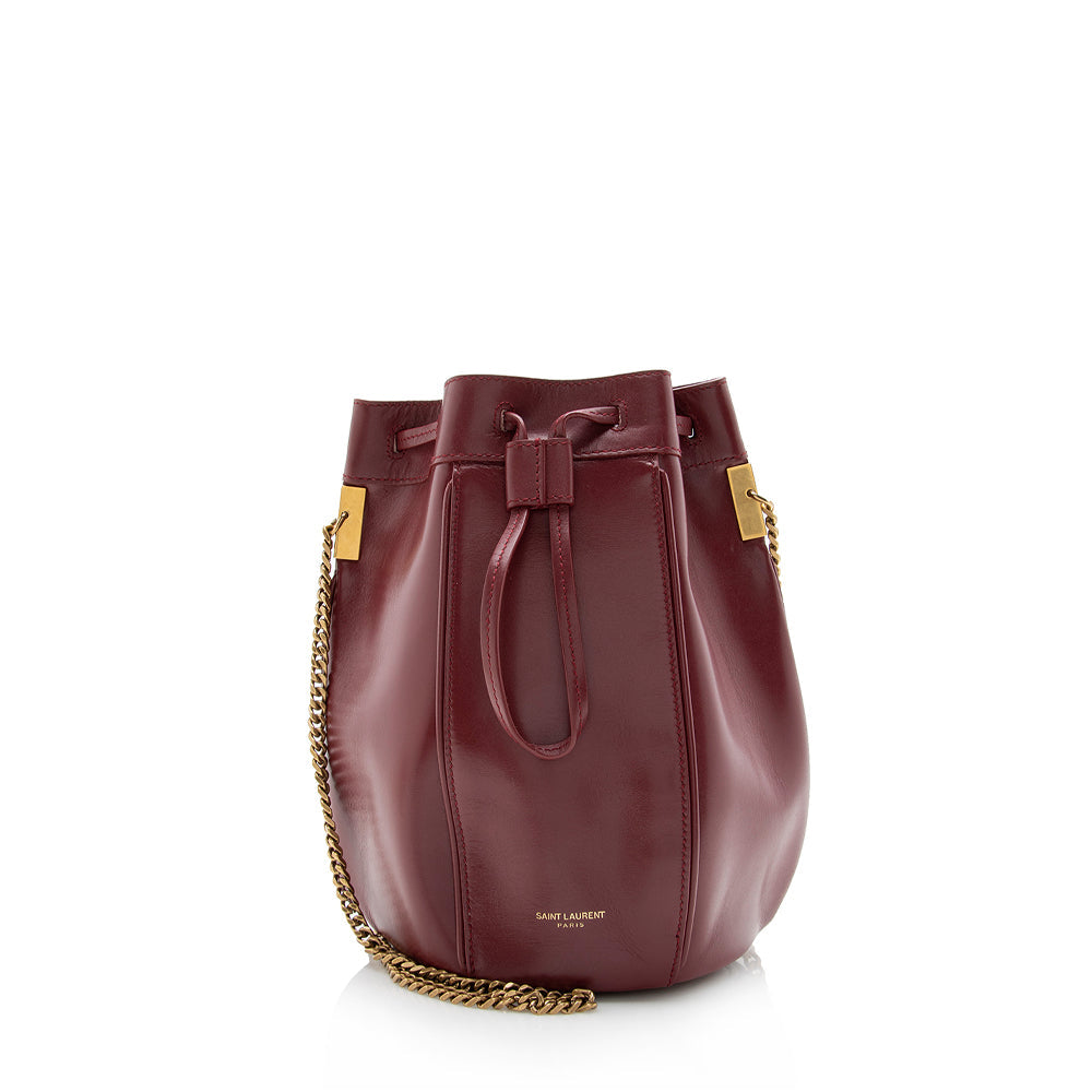 Saint Laurent Leather Talitha Small Bucket Bag 15132