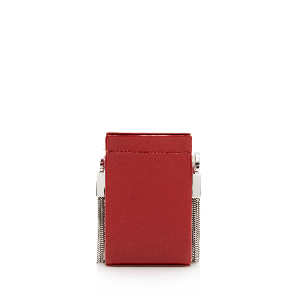 Saint Laurent Leather Tassel Box Minaudiere Crossbody bag 15364