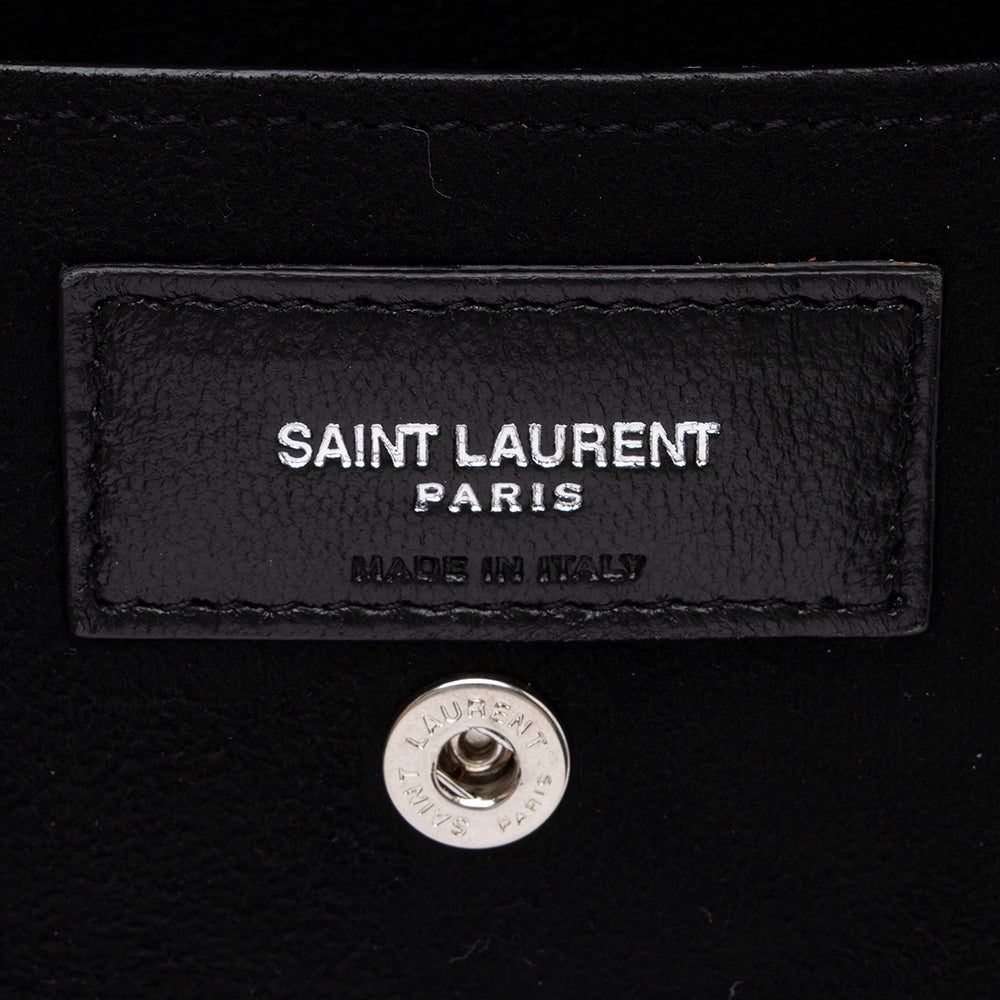 Saint Laurent Leather Teddy Bucket Bag 15588