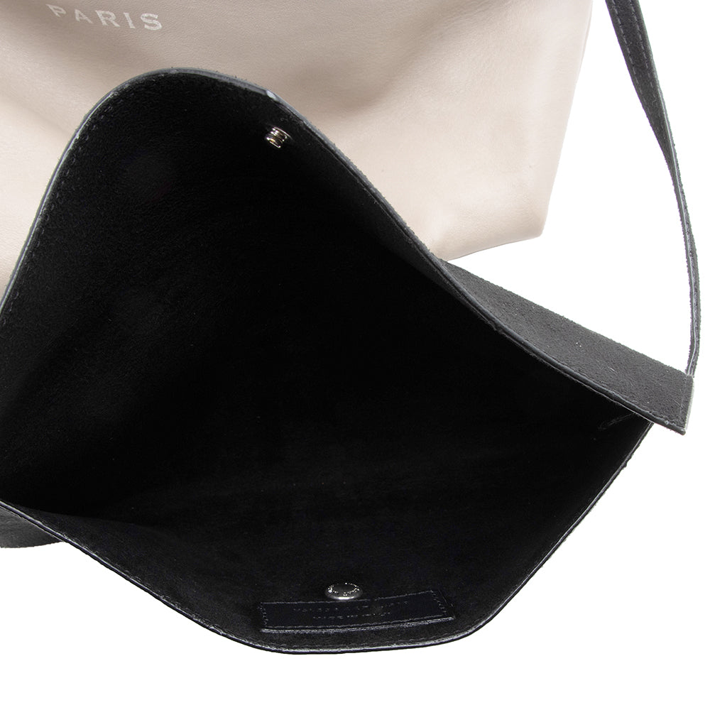 Saint Laurent Leather Logo Teddy Bucket Bag 17442
