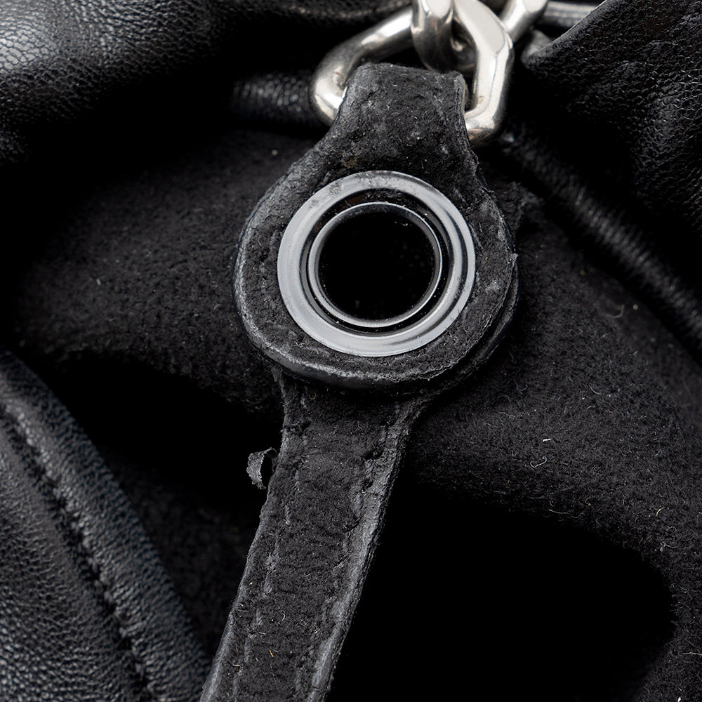 Saint Laurent Leather Teddy Bucket Bag 17859
