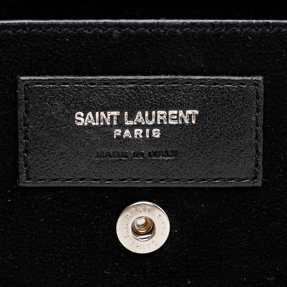 Saint Laurent Leather Teddy Bucket Bag 17859