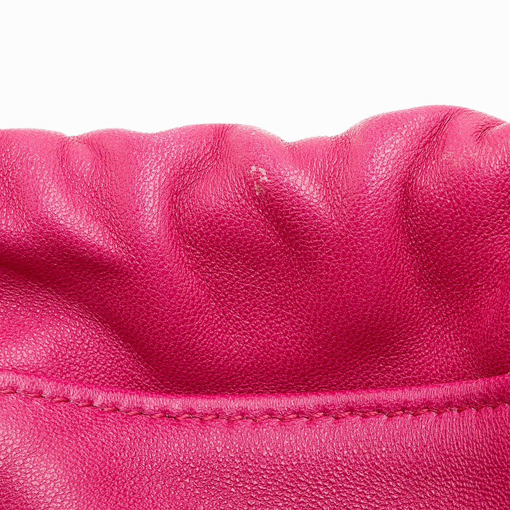 Saint Laurent Leather Teddy Bucket Bag 18597