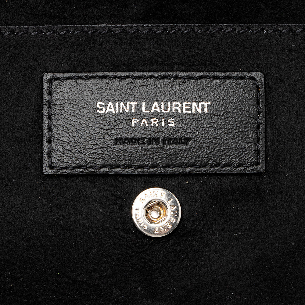 Saint Laurent Leather Teddy Bucket Bag 18597