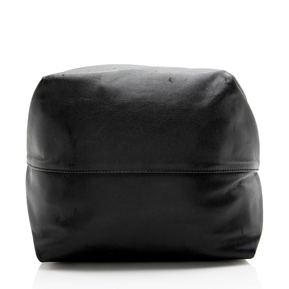 Saint Laurent Leather Teddy Bucket Bag 21397