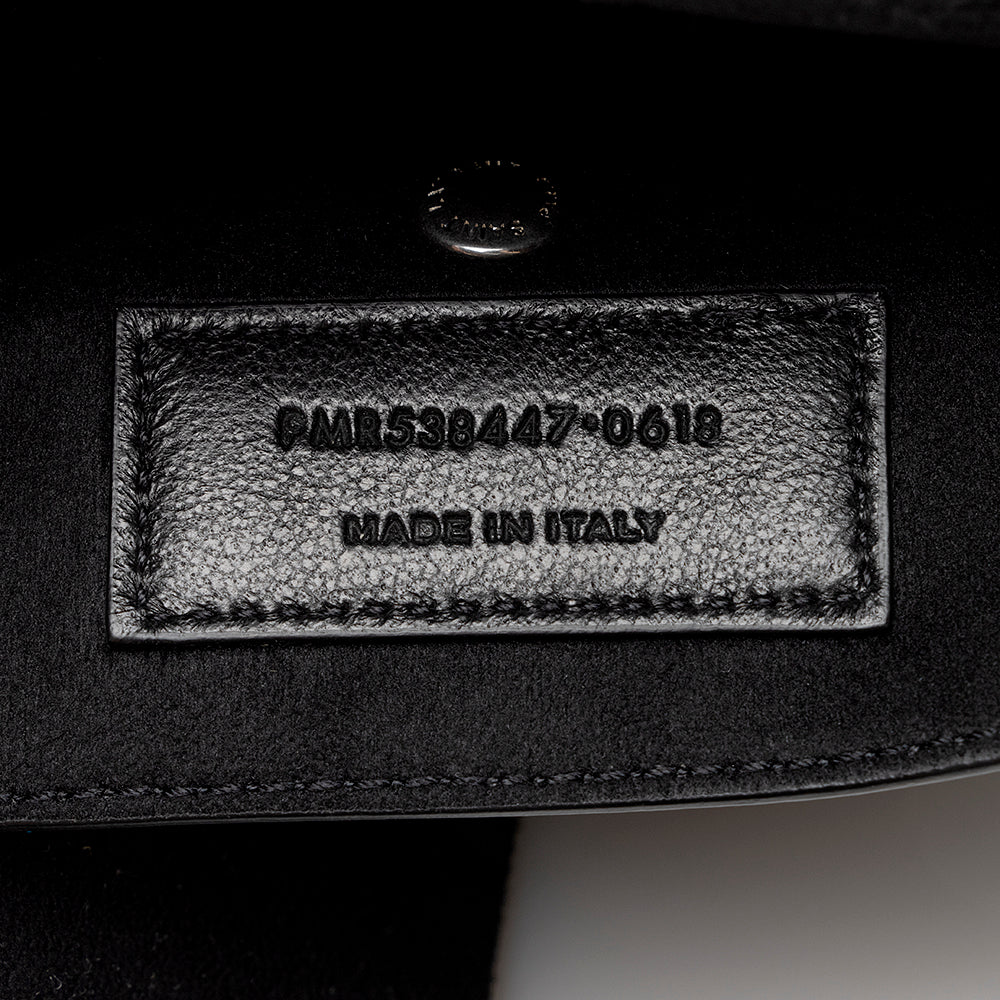 Saint Laurent Leather Teddy Bucket Bag 21397