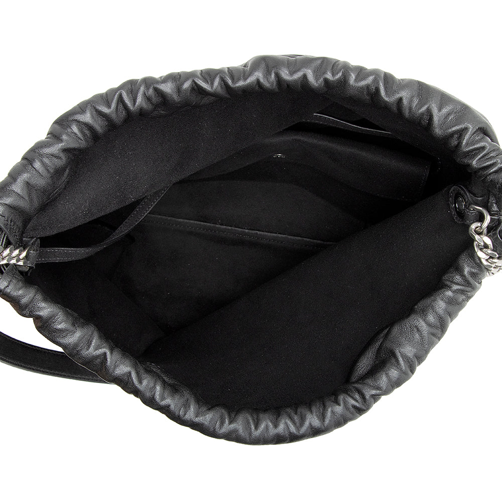 Saint Laurent Leather Teddy Bucket Bag 21397